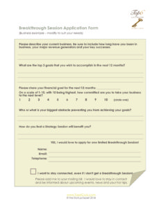 Breakthrough-Session-Application-Form-Template